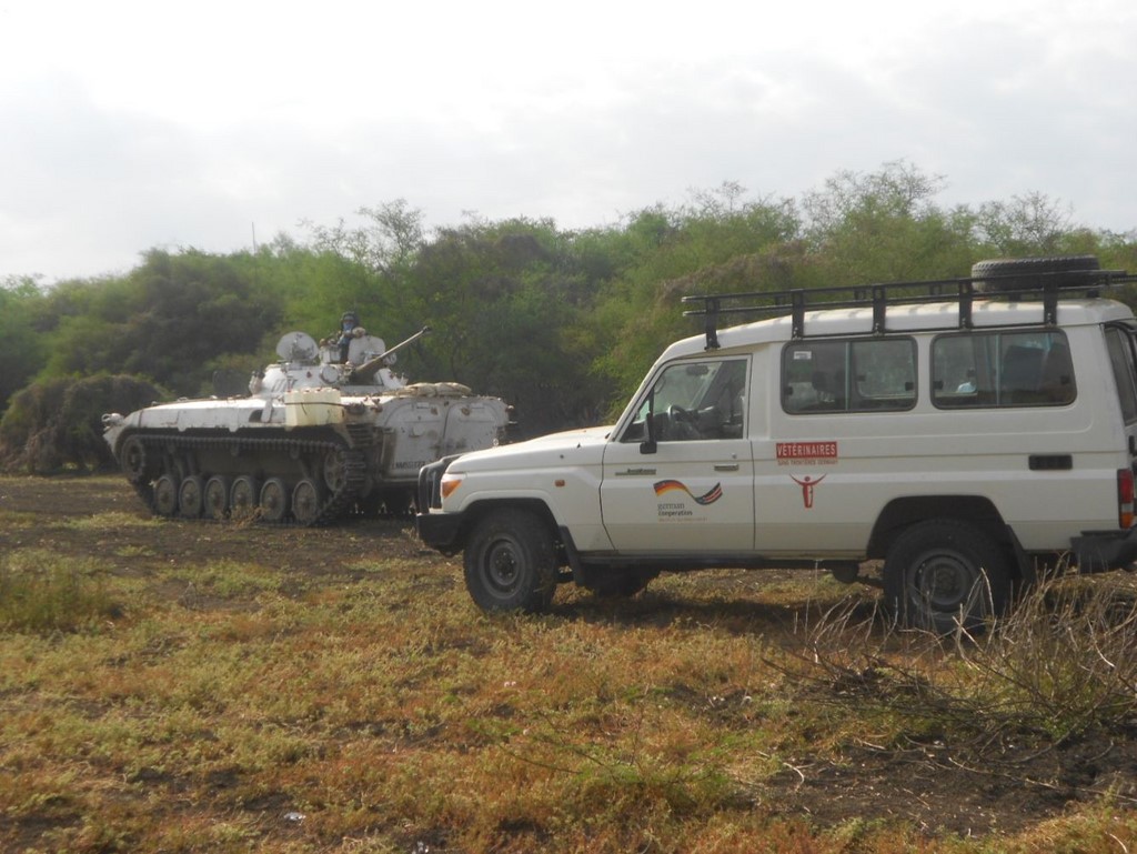 Vaccination campagne under UN protection